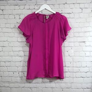 Worthington dark pink blouse